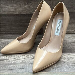 Steve madden 6 heels nude